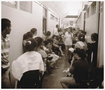 All these ladies waiting for an ultrasound when MOG visited the hospital